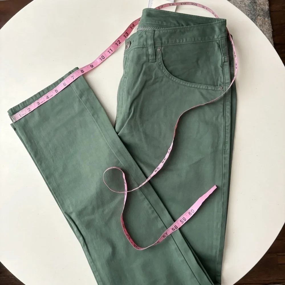 UNTUCKit Men’s Straight Fit 5-Pocket Pima Cotton Chino Pant 35x34 Green New